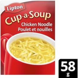 Lipton Cup-a-Soup Mélange à Soupe Instantanée aux nouilles Poulet et Nouilles 58 g, 4,81 $/100g