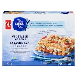 PC Menu Bleu Lasagne aux légumes  1.13 kg, 1,06 $/100g