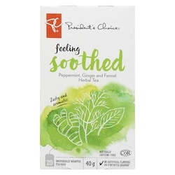 President's Choice Feeling Soothed Peppermint, Ginger & Fennel President's Choice Feeling Soothed Peppermint, Ginger & Fennel