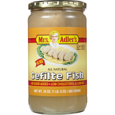 Mrs Alder’s Poisson gefilte Mrs. Adler’s sans sucre ajouté 680 g, 1,91 $/100g