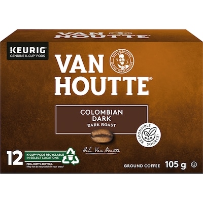 Van Houtte Colombian Dark, Dark Roast, K-Cup Coffee Pods, 12 Count 12 ea, $1.21/1ea