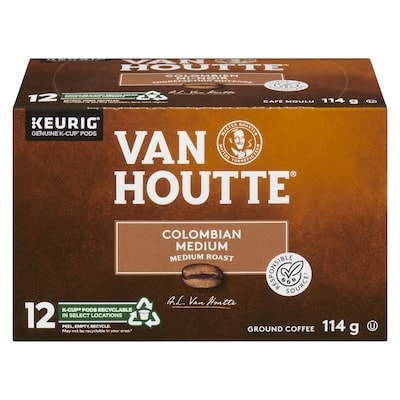 Van Houtte Colombian Medium Roast 12 ea, $1.21/1ea