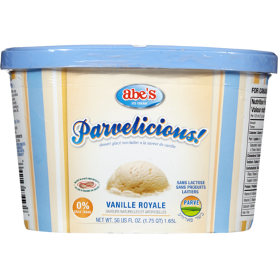 Abes Dessert glacé non laitier vanille royale casher 1.65 l, 1,03 $/100ml