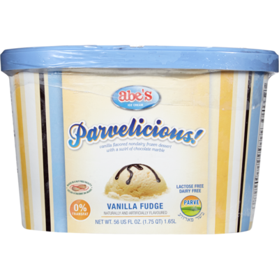 abes Kosher Dairy Free Frozen Dessert, Marbled Vanilla 1.65 l, $1.03/100ml