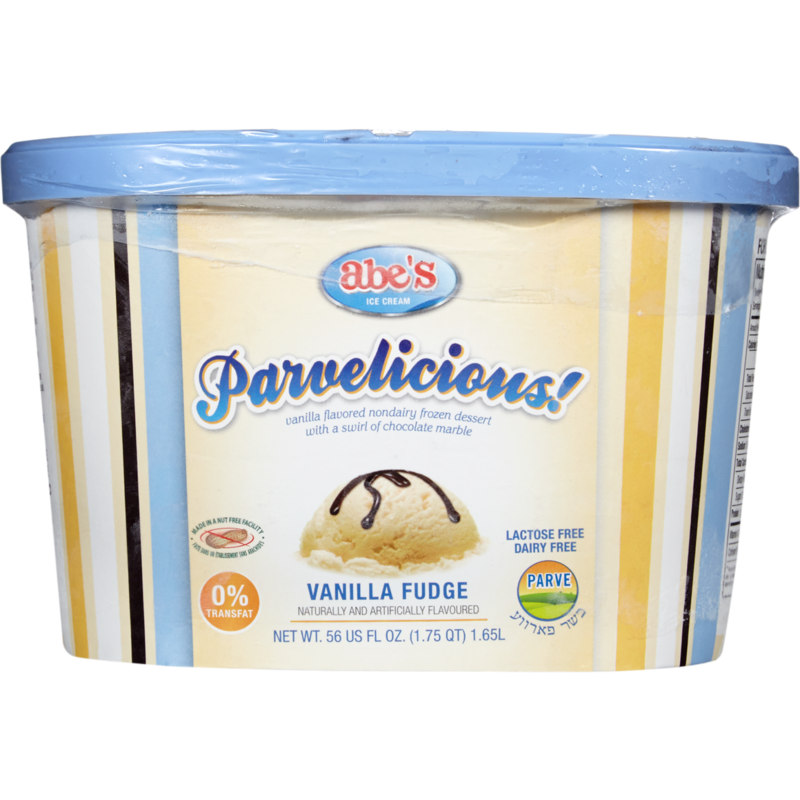 Kosher Dairy Free Frozen Dessert, Marbled Vanilla