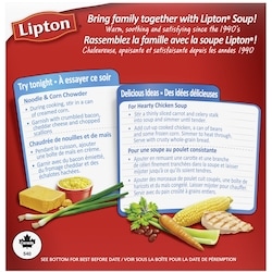 Lipton Dry Soup Mix Chicken Noodle - 4x338.0 g | Dominion Stores