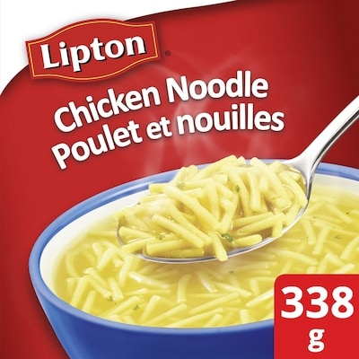 Lipton Mélange à Soupe Poulet et Nouilles  4x338.0 g, 1,27 $/100g