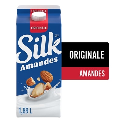 Silk Boisson aux amandes, originale, sans produits laitiers 1.89 l, 0,20 $/100ml