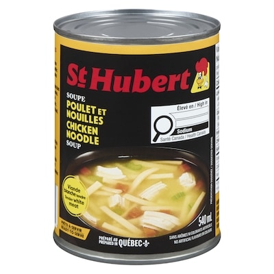 St Hubert Chicken Noodle Soup 540 ml, $0.46/100ml