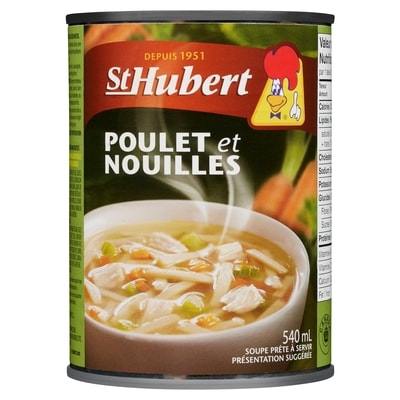 Soupe poulet et nouilles
