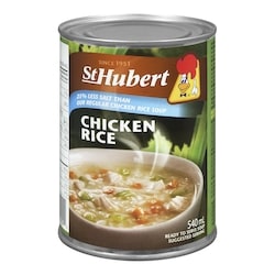 St Hubert Low Salt Chicken & Rice Soup 540 ml, $0.46/100ml
