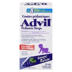 Advil Gouttes pédiatriques raisin 24 ml, 45,79 $/100ml