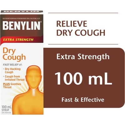 Benylin Dry Cough 100 ml, $8.99/100ml