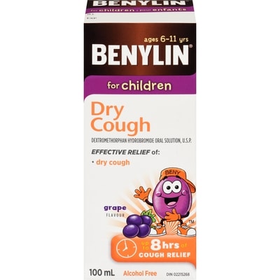 Benylin Children's Syrup 100 ml, $11.99/100ml