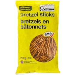 Sans Nom Bâtonnets de bretzel 200 g, 1,25 $/100g