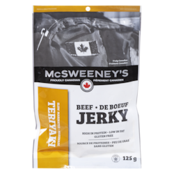 McSweeneys Charqui de bœuf teriyaki 125 g, 9,59&nbsp;$/100g
