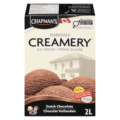 Chapmans Markdale Creamery Dutch Chocolate Ice Cream 2 l, $0.27/100ml