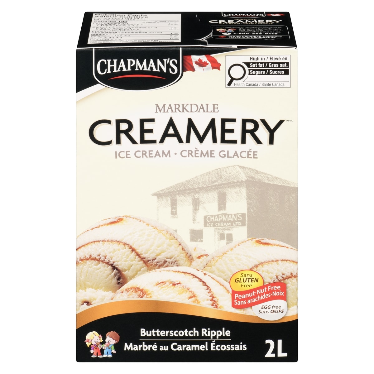 Chapman's Ice Cream Butterscotch Ripple
