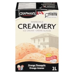 Chapmans Markdale Creamery Orange Pineapple Ice Cream - 2 l