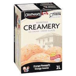 Chapmans Markdale Creamery Orange Pineapple Ice Cream - 2 l