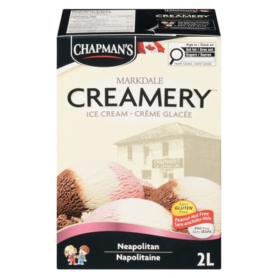 Chapmans Markdale Creamery Neapolitan Ice Cream 2 l, $0.27/100ml