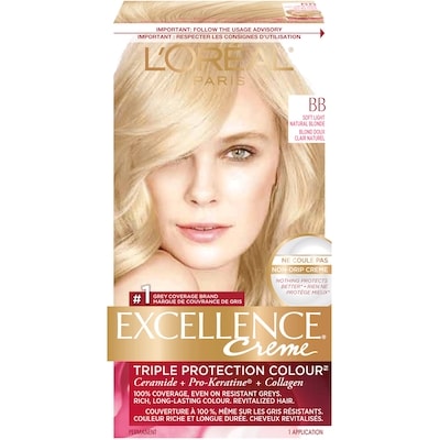 L'Oreal Paris Excellence Crème, BB Soft Light Natural Blonde 1 ea, $13.00/1ea