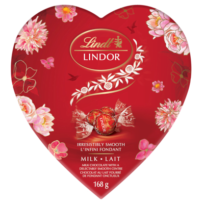 Lindt LINDOR Amour Milk Chocolate Truffles Box 168 g, $8.92/100g