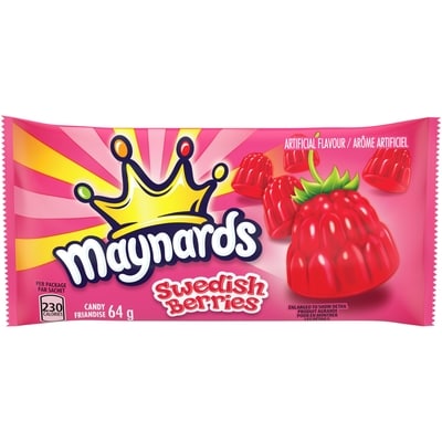 Maynards Bonbons Swedish Berries 18x64.0 g, 1,95 $/100g