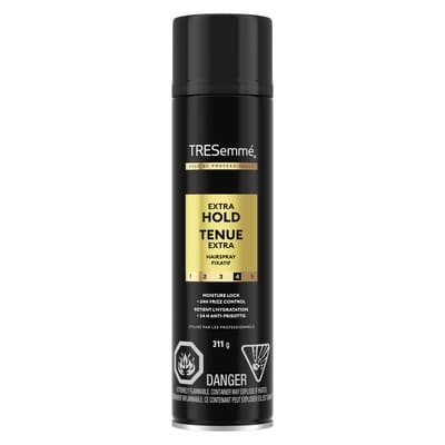 Tresemme Extra Hold Hairspray for 24-hour frizz control 311 g, $3.21/100ml