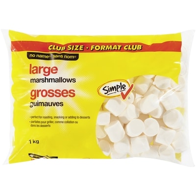 No Name Large Marshmallows, Club Size 1 kg, $0.82/100g