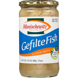 Kosher Gefilte Fish in Liquid Broth