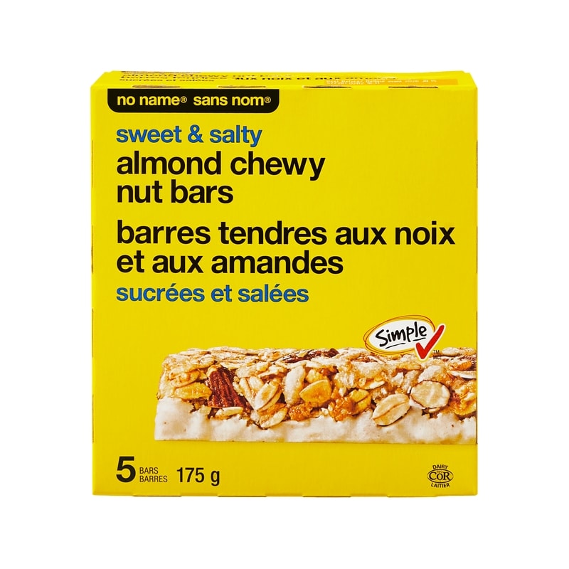 Sweet & Salty Almond Chewy Nut Bars