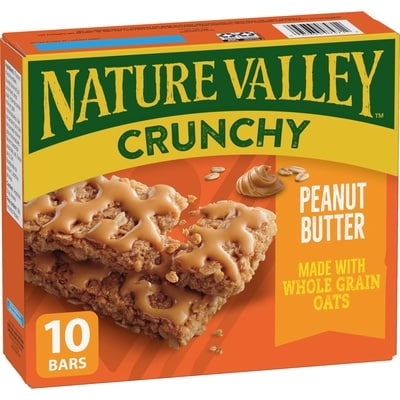 Nature Valley Crunchy Peany Butter Granola Bars 2 CT , 10 Bars 230 g, $1.95/100g