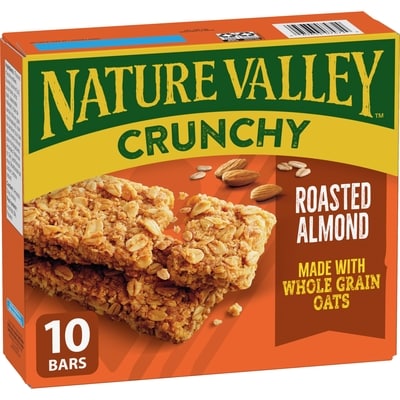 Nature Valley Crunchy Roasted Almond Granola Bars 5 ct, 10 bars 230 g, $1.73/100g