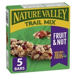 Nature Valley Chewy Trail Mix Granola Bars, Fruit and Nut, 5 ct 175 g, $1.43/100g