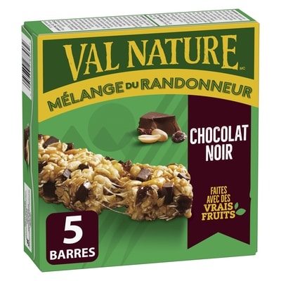 Nature Valley Granola Tendres Mélange du Randonneur, Chocolat Noir, 5 Barres 175 g, 2,28 $/100g