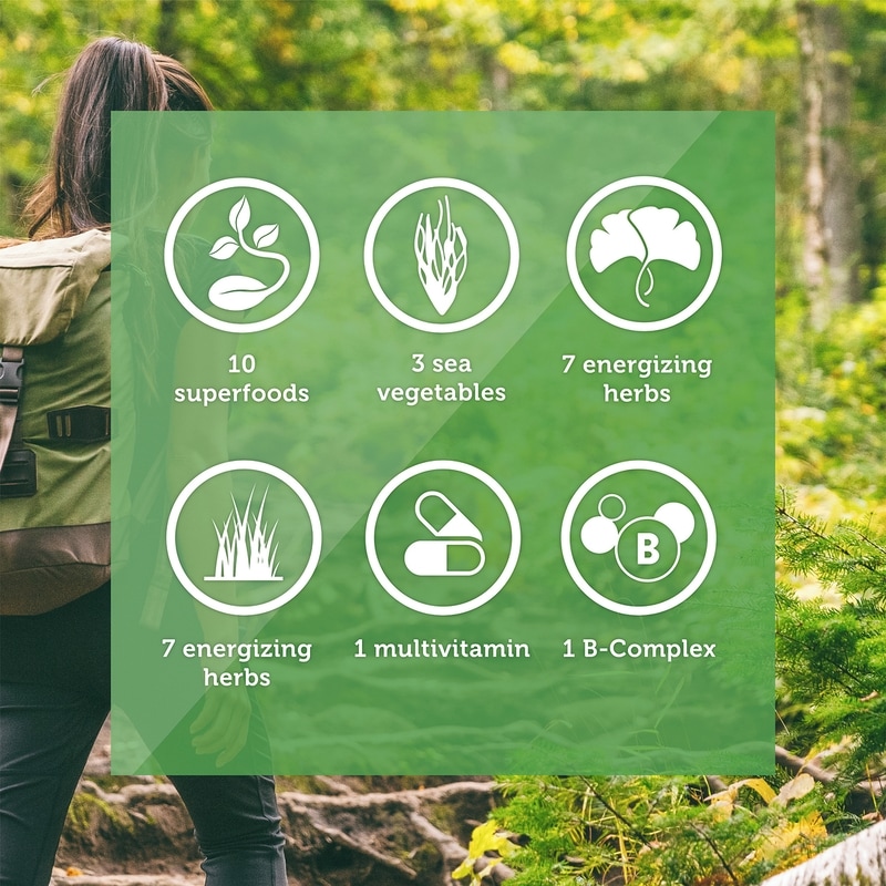 Greens+ Multi Superfood Powder, Natural Mixed Fruit, Daily Multivitamin