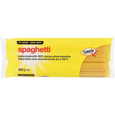 No Name Spaghetti 900 g, $0.25/100g