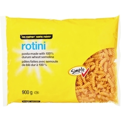Sans Nom Rotini 900 g, 0,22 $/100g