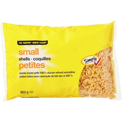 Sans Nom Petites coquilles 900 g, 0,25 $/100g