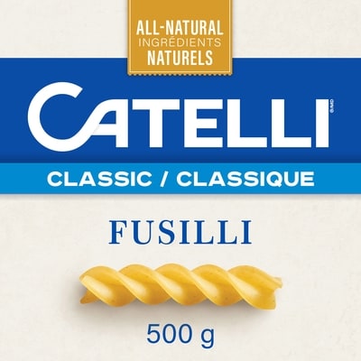 Catelli Pâtes Classiques, Fusilli 500 g, 0,60 $/100g
