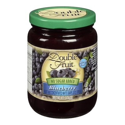 Smuckers Fruit No Sugar Added Blueberry Spread 375 ml, $1.73/100ml