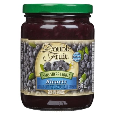 Fruit tartinade de bleuets sans sucre
