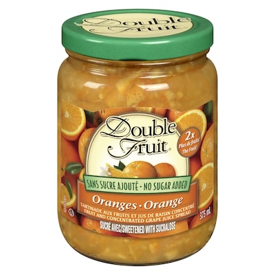 Smucker’s Fruit tartinade à l'orange sans sucre 375 ml, 1,73 $/100ml