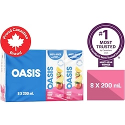 Oasis Tropical Passion Fruit Juice 8x200.0 ml, $0.22/100ml