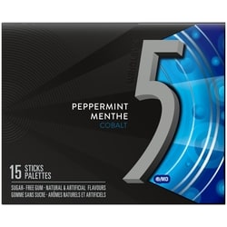 Wrigley's Peppermint-Cobalt Flavoured Sugar Free Chewing Gum, 1 Sticks, 1 Pack 1 ea, $2.99/1ea