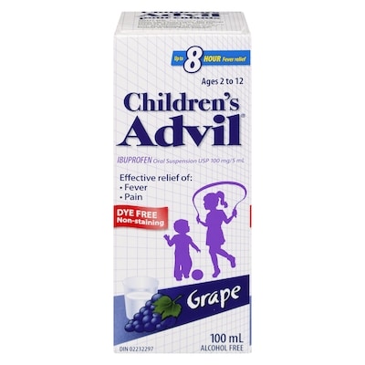 Advil Children's Suspension Liquid, Grape 100 ml, $12.99/100ml