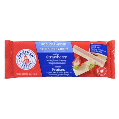 Voortman No Sugar Added Strawberry 250 g, $1.72/100g