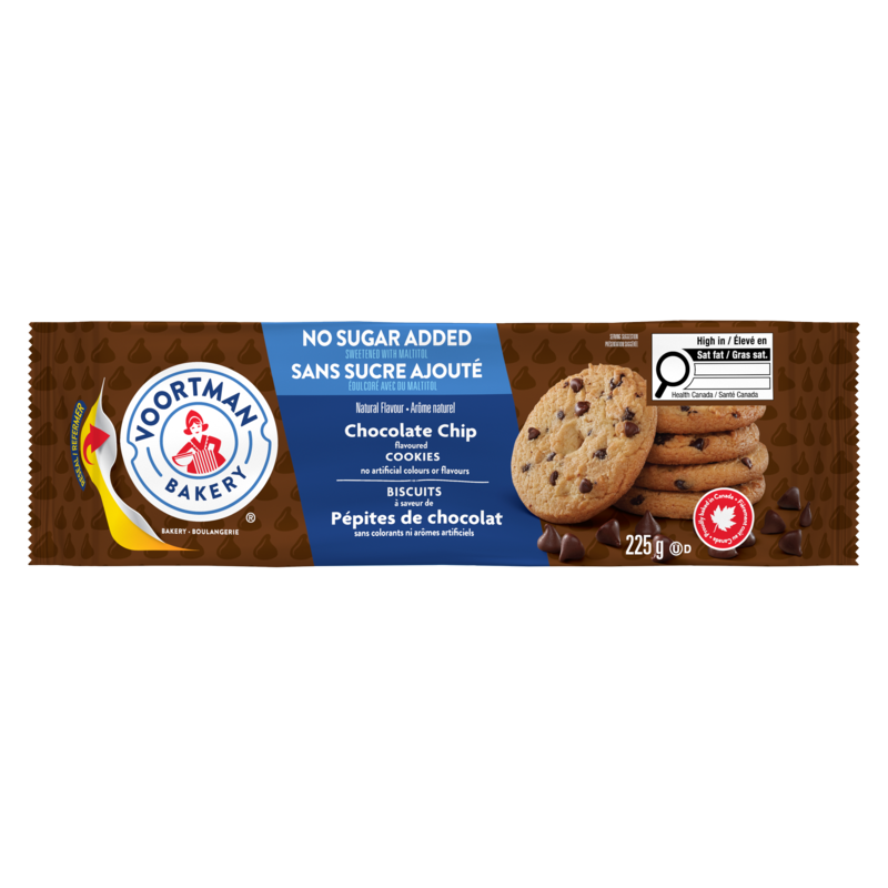 No Sugar Added Chocolate Chip Cookies