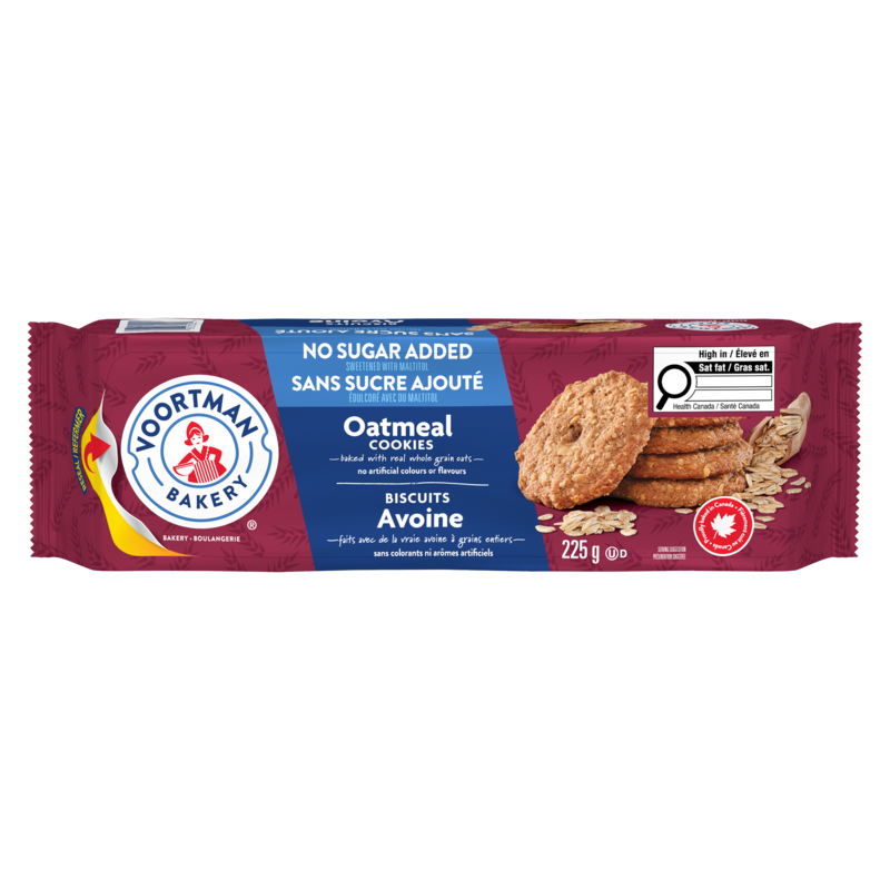 No Sugar Added Oatmeal Cookies